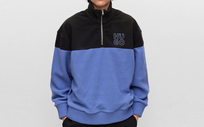 Hugo Boss Sherpa Fleece Sweatshirt