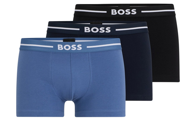 Hugo Boss Stretch Cotton Trunks 3 Pack