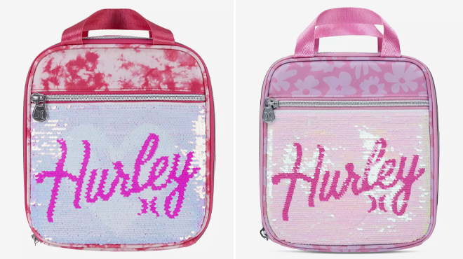 Hurley Flip Sequin Lunch Bags 1