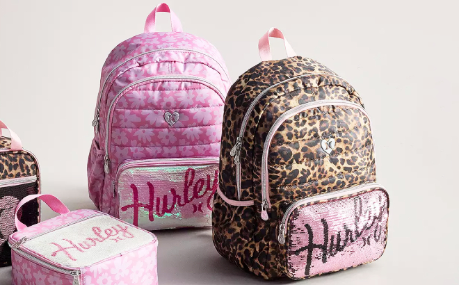 Hurley Flip Sequin Pocket Backpack