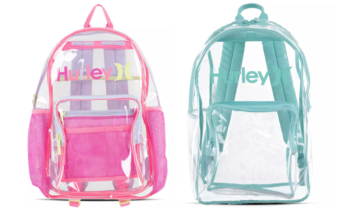 Hurley Transparent Daypack Backpacks