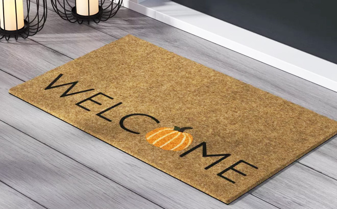 Hyde EEK Boutique Halloween Welcome Faux Coir Doormat