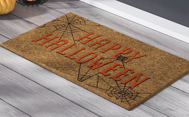 Hyde EEK Boutique Happy Halloween Faux Coir Doormat