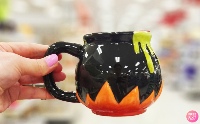 Hyde EEK Halloween Earthenware Figural Potion Cauldron Mug