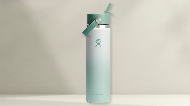 Hydro Flask Wide Mouth Stainless Steel Bottle in Matcha Ombre