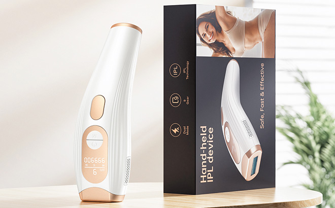 IPL Laser Hair Remover and Box