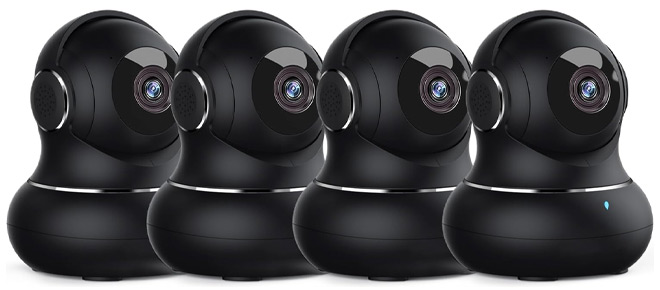 Indoor Security Camera 4 Pack