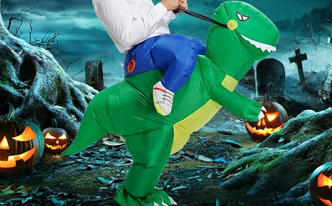 Inflatable Dinosaur Costume 