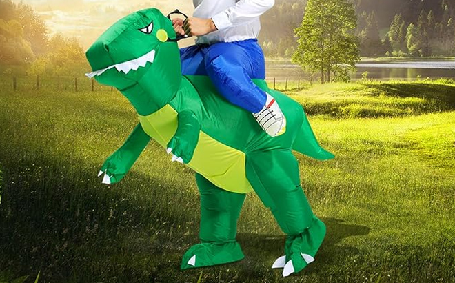 Inflatable Dinosaur Costume