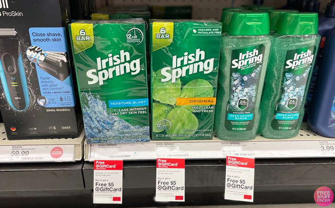 Irish Spring Prodcuts at Target