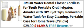 Jimok Dental Water Flosser Screenshot