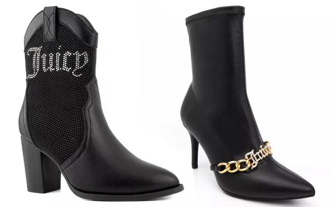 Juicy Couture Womens Tamra Embellished Western Boots and Tommi Booties