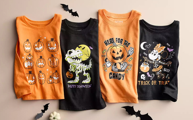 Jumping Beans Kids Haloween Tees