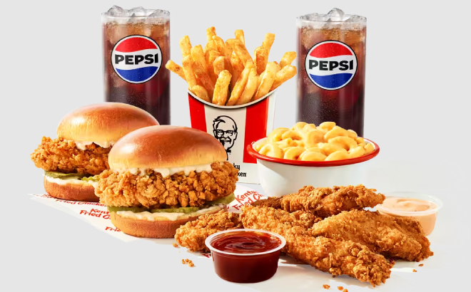 KFC Sandwiches Plus Tenders Meal