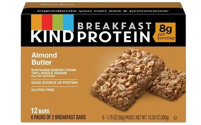 KIND Breakfast Healthy Snack Bar Almond Butter