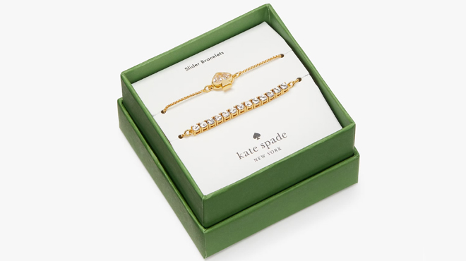 Kate Spade Everyday Spade Slider Bracelet Set