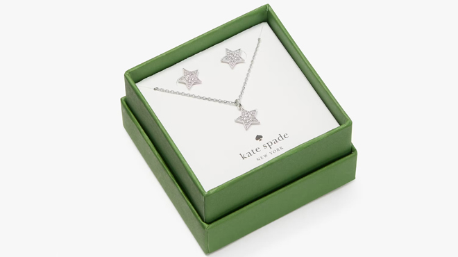 Kate Spade Pendant And Studs Boxed