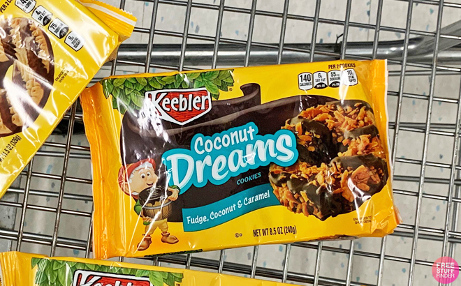 Keebler Fudge Cookies on a Cart