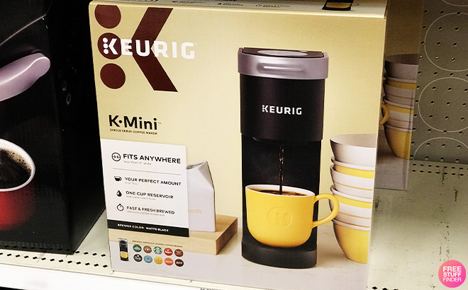 Keurig K Mini Single Serve Coffee Machine on the Shelf