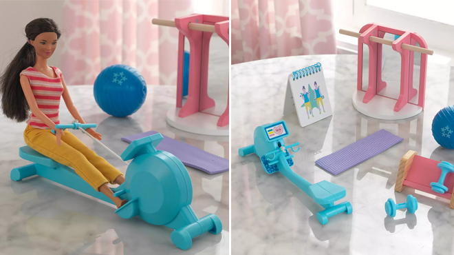 KidKraft Dollhouse Accessory Pack Home Gym Toy Set