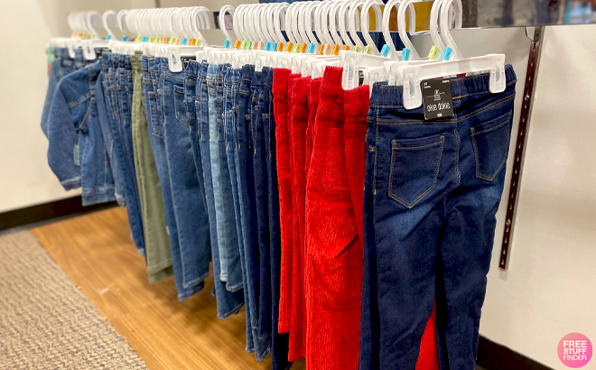 Kids Jeans on Hangers at JCPenney