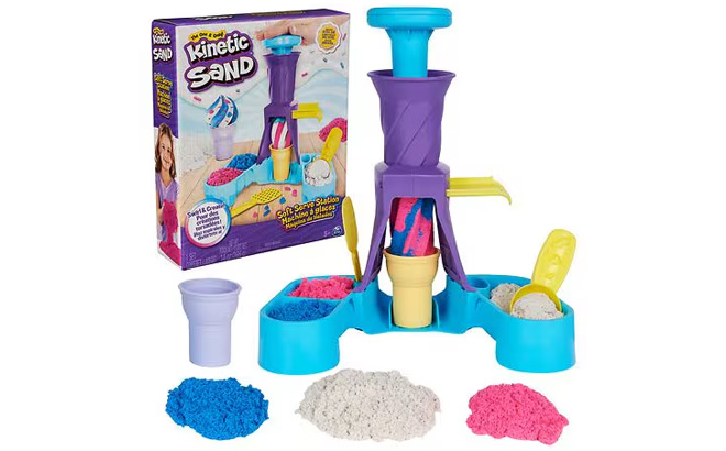 Kinetic Sand Soft Serve Station