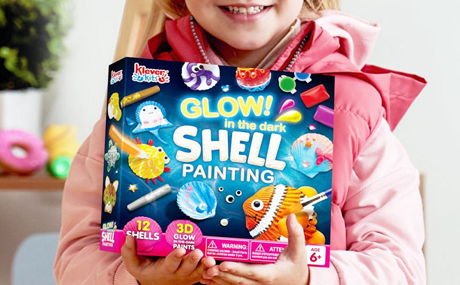 Klever Kits Glow in The Dark Shell Painting Kit