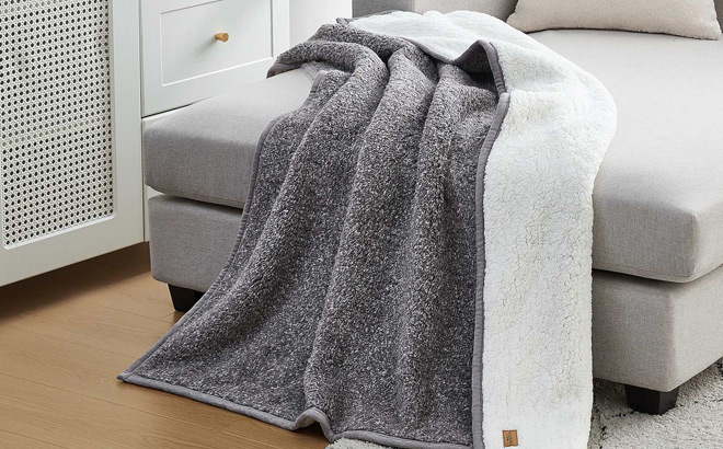 Koolaburra by UGG Wiona Melange Sherpa Throw