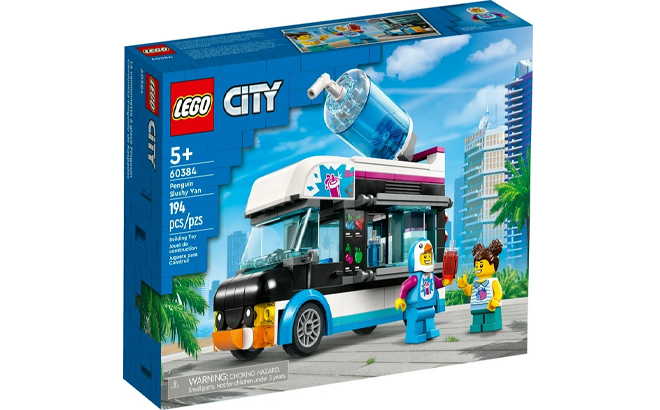 LEGO City Penguin Slushy Van Building Set