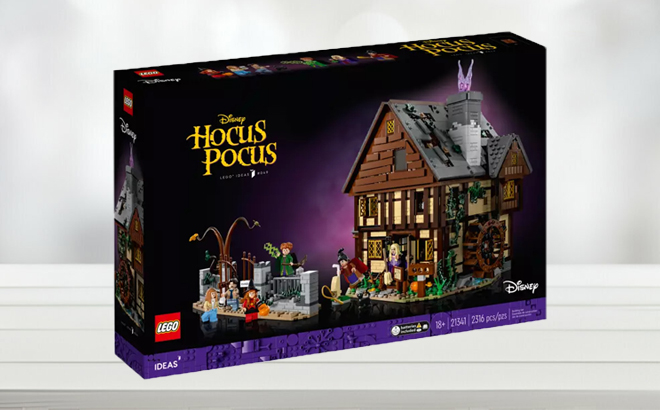 LEGO Disney Hocus Pocus Set on a Table