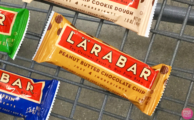 Larabar Peanut Butter Chocolate Chip Bar in a Cart