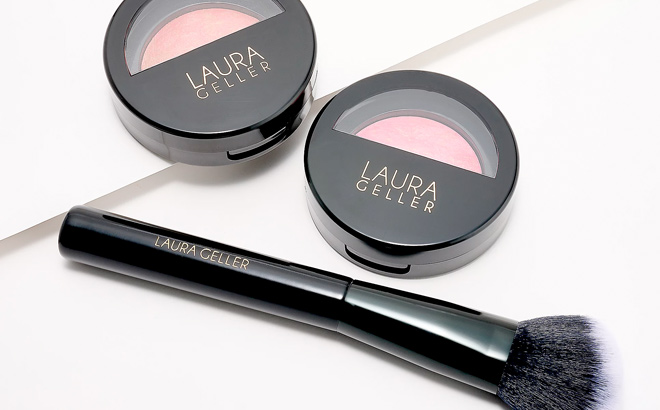 Laura Geller Blush N Brighten Duo with Blush Brush