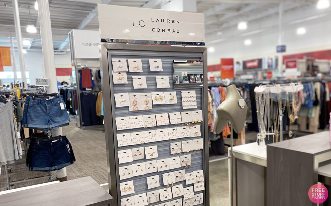 Lauren Conrad Jewelry on a Shelf at Kohls