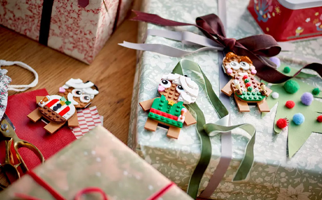 Lego Gingerbread Ornaments