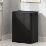 Lifewit 120L Laundry Basket with Lid in the Bathroom