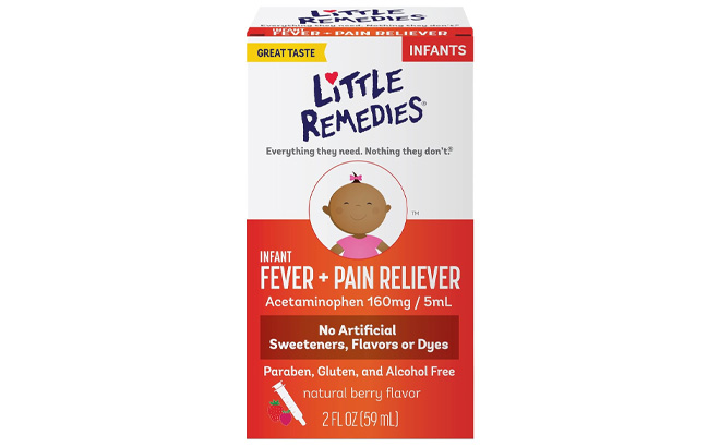 Little Remedies Infant Fever Pain Reliever with Acetaminophen