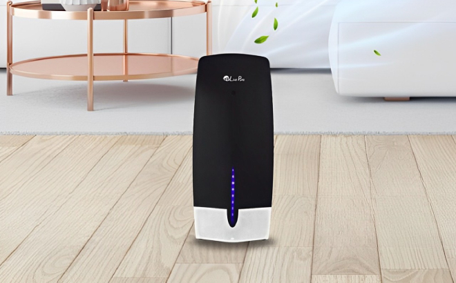 LivePure True HEPA Air Purifier in Living Room