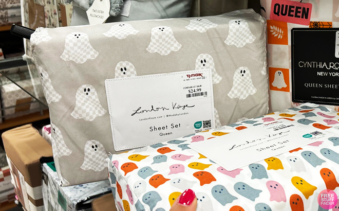 London Kaye Ghost Sheet Set at TJMaxx