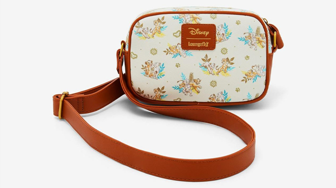 Loungefly Disney The Lion King Simba Nala Camera Crossbody Bag