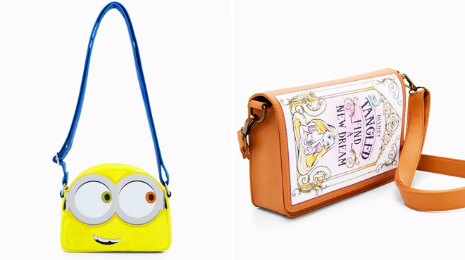 Loungefly Minions Bob Fuzzy Crossbody Bag