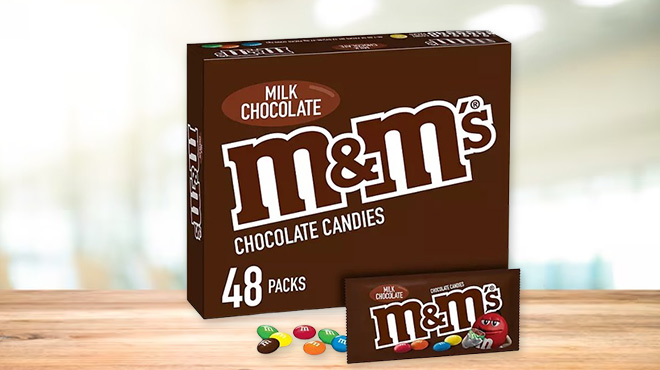 M&M'S Tailgate Milk Chocolate Candy 48-Pack