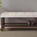 Madison Park Penny Accent Bench in a Room