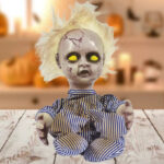 Magic Power Animated Creepy Doll Halloween Decoration