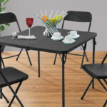 Mainstays 5 Piece Resin Card Folding Table and Four Folding Chairs Set