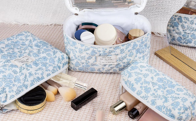 Makeup Bag Set on the Table