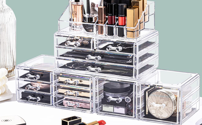 Makeup Organizer 4 Pieces