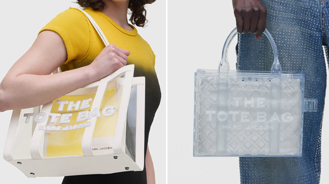 Marc Jacobs The Clear Medium Tote Bag and Marc Jacobs The Small Tote