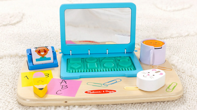 Melissa Doug Work Play Desktop Activity Board