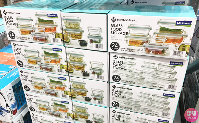 Members Mark 24 Piece Glass Food Storage Sets