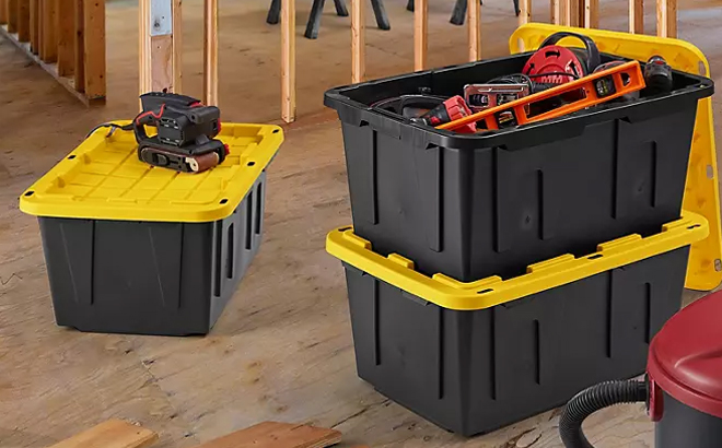 Members Mark 27 Gallon Heavy Duty Storage Totes